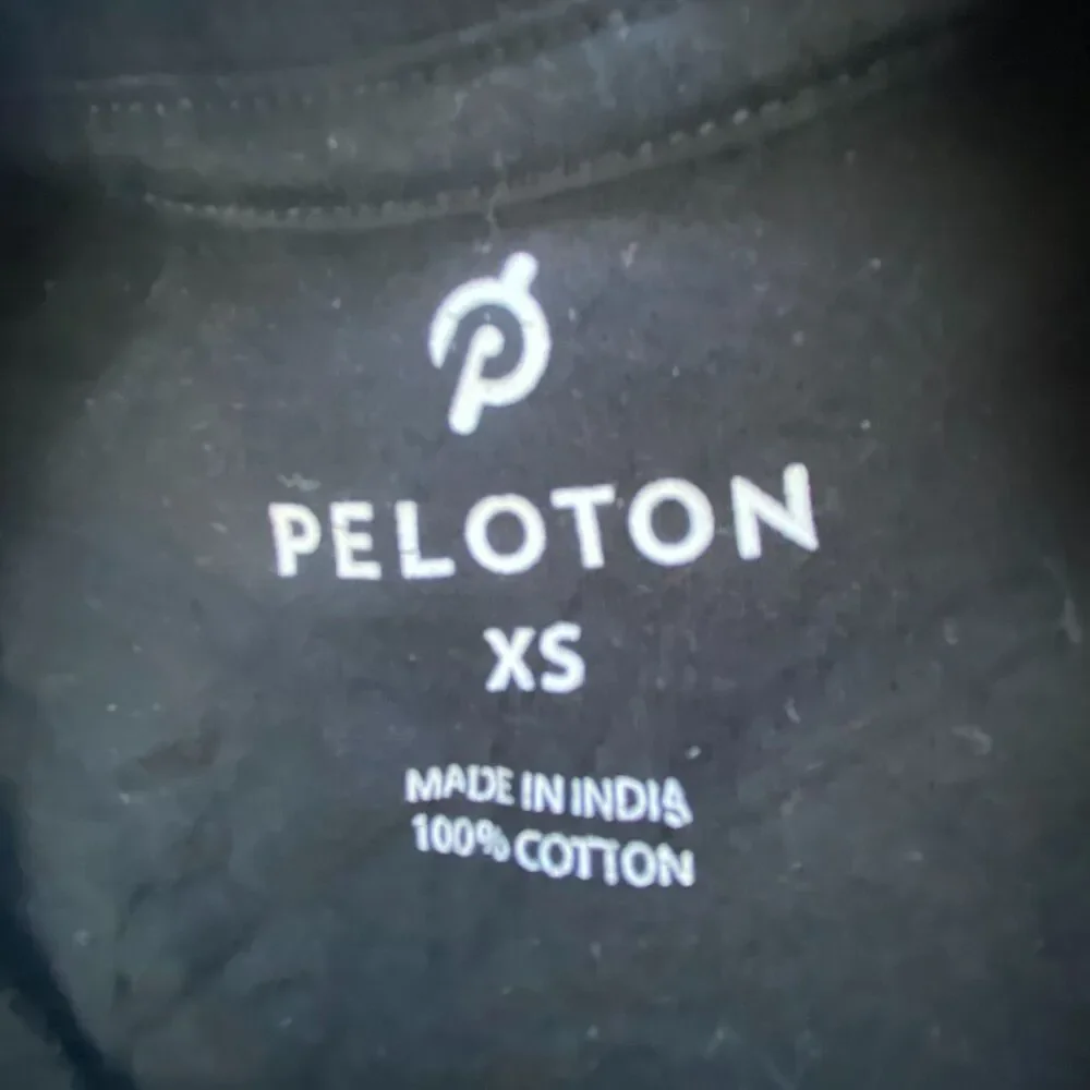 Peloton Century 100 Ride Club T Shirt Adult XS Black Short Sleeve Graphic Tee